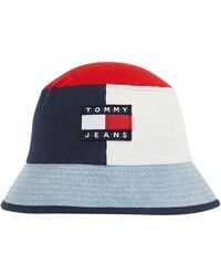 Tommy Hilfiger Tjw Heritage Bucket Hat Corp Hoed - Blauw