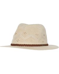 Barbour Flowerdale Trilby Hat - Natural