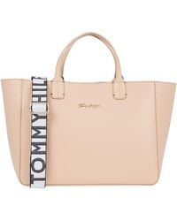 Tommy Hilfiger Iconic Satchel Handbag - Naturel