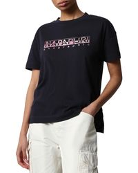 Napapijri Silea Short Sleeve T-shirt - Black