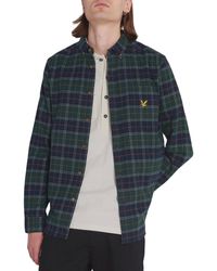 lyle and scott tartan shirt