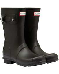 hunter rain boots size 12 womens