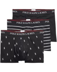 Caleçon Coton Polo Ralph Lauren pour homme en coloris Noir Homme Vêtements Sous-vêtements Boxers 52 % de réduction 