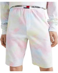 Tommy Hilfiger Loungewear Bottoms Short Lightweight Print - Multicolore