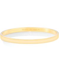 Kate Spade Heart Of Gold Solid Armband - Mettallic