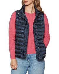 Womens Clothing Jackets Waistcoats and gilets Red GANT Light Down Gilet in Bright Red 