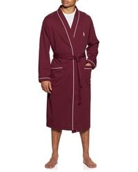 Polo Ralph Lauren Lounge Robe Dressing Gown - Rot