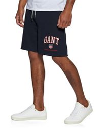 Shorts altri materiali da Uomo di GANT in Blu Uomo Abbigliamento da Shorts da Shorts casual 