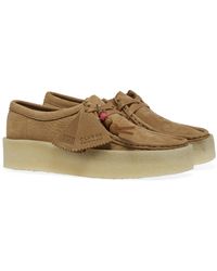Clarks Wallabee Cup Shoes - Natural