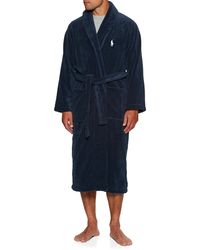 Polo Ralph Lauren Kimono Robe Sleep Dressing Gown - Blue