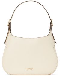 Kate Spade Penny Pebbled Leather Small Hobo Handtasche - Natur