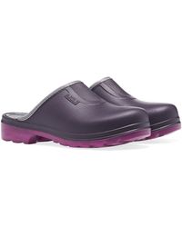 Aigle Taden Slip On Wellington Boots - Purple