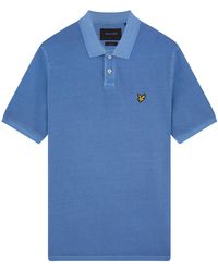 Lyle & Scott Vintage Washed Polo-Shirt - Blau