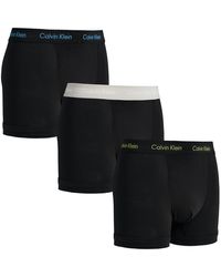 Calvin Klein Trunk 3pk Boxershorts - Zwart