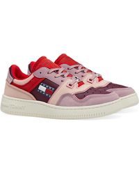 Tommy Hilfiger Low Basket Leather Sneakers - Multicolor