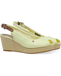 Tommy Hilfiger Wedge sandals for Women | Black Friday Sale up to 83% | Lyst