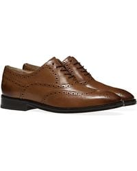 Ted Baker Amai Formal Leather Brogue Shoes - Brown