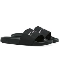 tommy hilfiger slides black