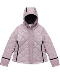 HUNTER Refined Quilted Jas - Paars