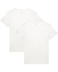 GANT 2-pack Crew Neck Short Sleeve T-shirt in Navy White (Blue) for Men -  Lyst