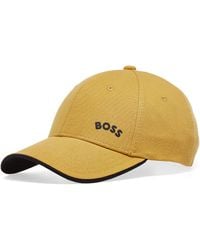 BOSS by HUGO BOSS Bold Curved Kappe - Gelb