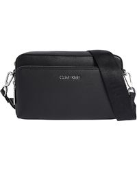 Calvin Klein Ck Must Pocket Large Camera Handbag - Zwart