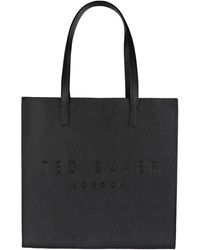 Buy Ted Baker black Soocon Large Crosshatch Shopper for Women in MENA, Worldwide