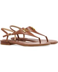 Lauren by Ralph Lauren Flat sandals for Women | Online Sale up to 61% off |  Lyst