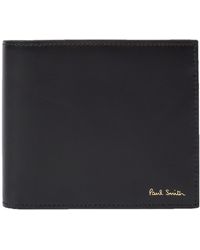 Paul Smith Leather Wallet Billfold in Black Zebra (Black) for Men 