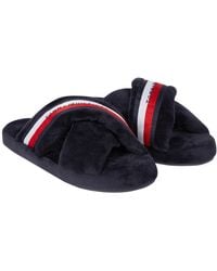 Tommy Hilfiger Comfy Home With Straps 1 Slippers - Blauw
