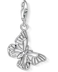 Thomas Sabo Bracelet Charm Butterfly Pendant - Metallizzato