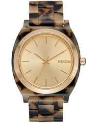 Nixon Time Teller Acetate Horloge - Metallic