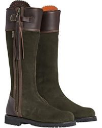 Penelope Chilvers Inclement Long Tassel Boots - Green