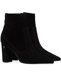 Ted Baker Women's Melbba Black Sz 10 Pull On Buckle Straps Ankle Boots Shoes NEW