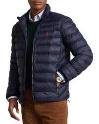 Polo Ralph Lauren Giacca Packable Quilted - Blu