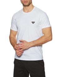 Emporio Armani Knit T-shirt Kleidung zum Relaxen - Weiß