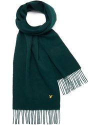 Heren Accessoires voor voor Sjaals en sjaaltjes voor Lyle & Scott Vintage Sjaal in het Groen voor heren 