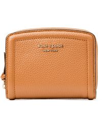 Kate Spade Knott Pebbled Leather Small Compact Brieftasche - Mehrfarbig