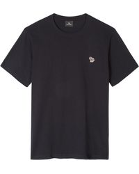 Paul Smith Zebra Short Sleeve T-shirt - Blue