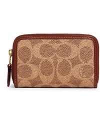 dark brown coach wallet