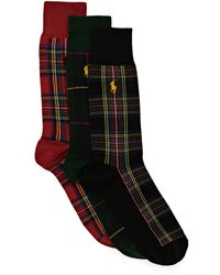 Polo Ralph Lauren Crew Sock Gift Box Fashion Socks - Zwart