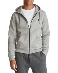 grey ralph lauren hoodie mens 