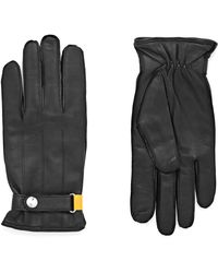 Paul Smith Deerskin Leather Cashmere-Lined Gloves 