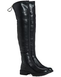 COACH Lizzie Leather Laarzen - Zwart