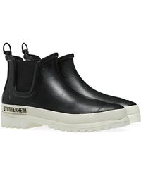 Stutterheim Chelsea Rainwalker Wellington Boots - Black