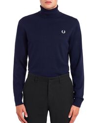 fred perry roll neck jumper
