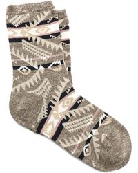 Birkenstock Ethno Linen Fashion Socks - Natural