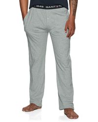 GANT Retro Shield Pyjama Trousers Pyjamas - Grey