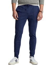 Polo Ralph Lauren Luxury Jersey Jogger Pant Jogginbroek - Blauw