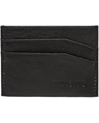 Nixon Flaco Leather Card Wallet - Black